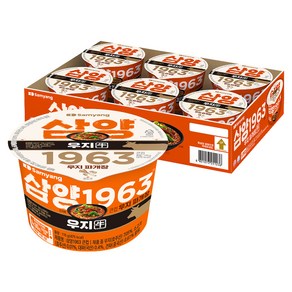 삼양1963 큰컵 우지 파개장 라면 115g, 6개