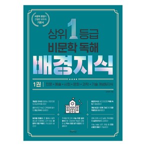 상위 1등급 비문학 독해 배경지식, 국어, 1권