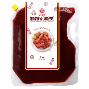 오뚜기 통닭양념 매운맛 소스, 2kg, 1개