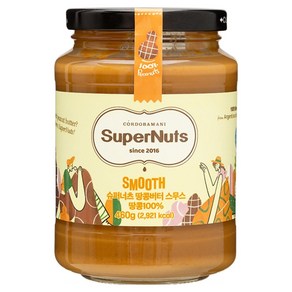 슈퍼너츠 피넛버터 스무스, 460g, 1개