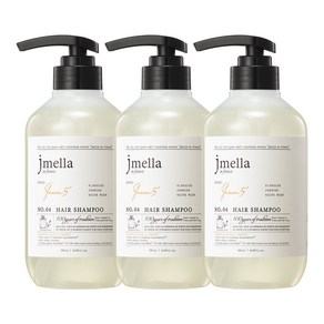 제이멜라 인 프랑스 퀸 5 헤어 샴푸 자스민 파우더향, 500ml, 3개