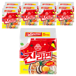 오뚜기 진라면 매운맛, 120g, 50개