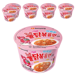 삼양 큰컵 까르보 불닭볶음면, 105g