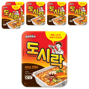 팔도도시락 컵라면 86g, 6개
