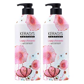케라시스 퍼퓸 샴푸 러블리 앤 로맨틱, 980ml, 2개