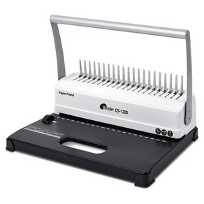 현대오피스페이퍼프랜드 플라스틱링 제본기 CS-1200, 450매