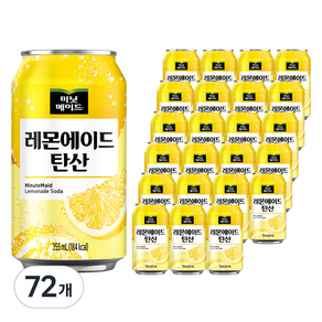 미닛메이드 레몬에이드 탄산음료, 72개, 355ml
