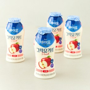 매일바이오 고단백 그릭요거트 드링크 사과, 1개, 4개입, 150ml