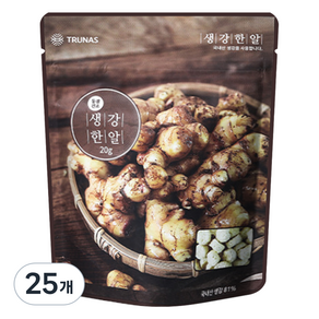 자연한알 간편양념 생강한알, 20g, 25개