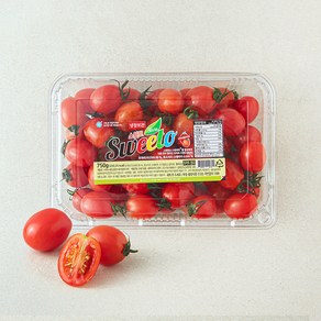 스윗토 스테비아 새콤 달콤한 대추방울토마토, 750g, 1팩 - 방울토마토