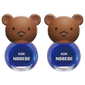 엔비베베 아동용 매니큐어, 비비드블루, 2개