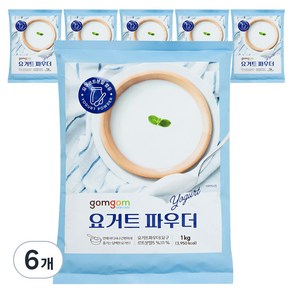 곰곰 요거트 파우더, 1kg, 6개
