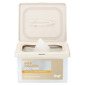 에스엔피 골드 콜라겐 데일리 뽑아쓰는 마스크팩, 350g, 30개입, 1개