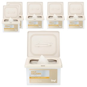 에스엔피 골드 콜라겐 데일리 뽑아쓰는 마스크팩 350g, 30개입, 6개