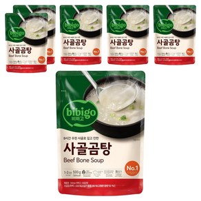 비비고 사골곰탕, 500g, 6개