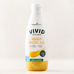 비비드키친 저칼로리 머스타드 소스, 280g, 1개
