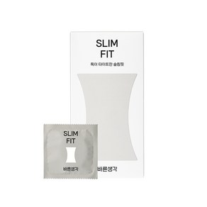 바른생각 슬림핏 콘돔, 12개입