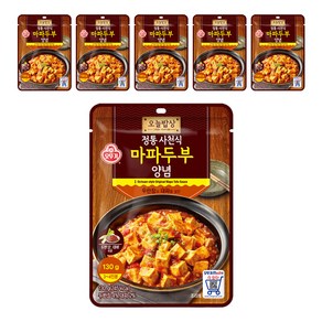 오뚜기 오늘밥상 정통 사천식 마파두부 양념, 6개