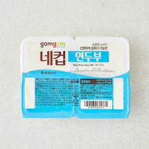 곰곰 네컵 연두부, 360g, 1개