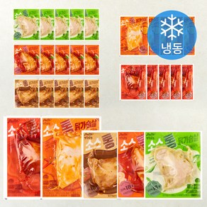 [로켓프레시] 맛있닭 소스 통 닭가슴살 혼합, 100g, 30개, 1세트