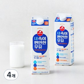 서울우유 내 속이 편안한 우유, 900ml, 4개
