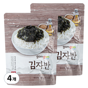 곰곰 김자반, 50g, 4개 - 김자반