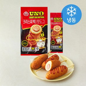 오뚜기 UNO 크리스피 빅핫도그 (냉동), 120g, 4개입, 1개