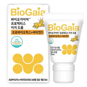 바이오가이아 프로텍티스 이지드롭 프로바이오틱스 + 비타민 D 영양제, 10ml, 1개