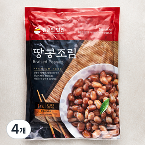 천년의반찬 땅콩조림, 1kg, 4개