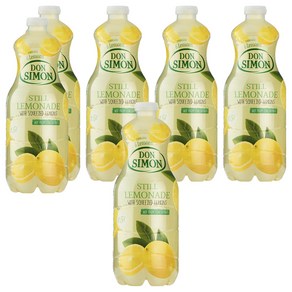 돈시몬 착즙 레몬에이드, 6개, 1.5L