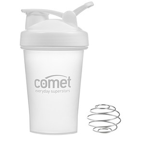 코멧 스포츠 컴팩트 쉐이커 보틀, 화이트, 600ml, 1개