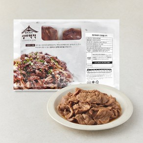 설야멱적 제주흑돼지 간장불고기, 1kg, 1개 - 돼지불고기/제육볶음