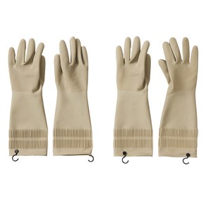JAJU 고무장갑 36cm, FREE(one size), 2개