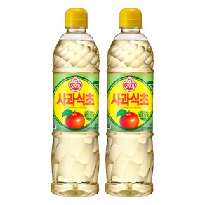 오뚜기 사과식초, 900ml, 2개