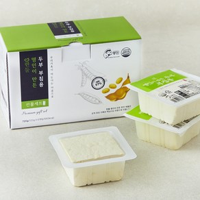 한둘 명인이 만든 두부 부침용, 720g, 1박스