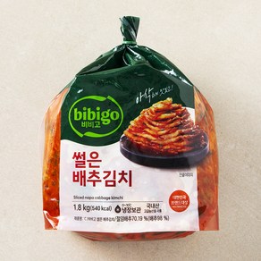 비비고 썰은배추김치, 1.8kg, 1개 - 포기김치
