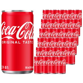 코카콜라 오리지널, 190ml, 30개 - 콜라
