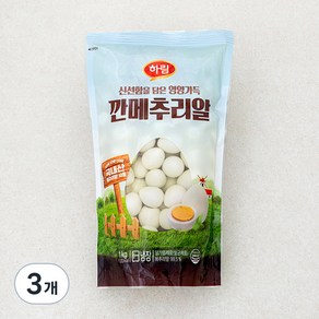 [로켓프레시] 하림 깐메추리알, 1kg, 3개