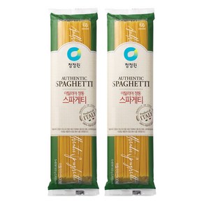청정원 이탈리아 정통 스파게티면, 500g, 2개