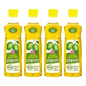 오뚜기 엑스트라버진 올리브유, 500ml, 4개
