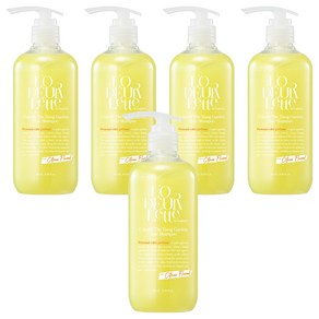 로더렛 인 잉글랜드 컬러 핏 더 일랑 가든 헤어샴푸 시트러스 플로러향, 500ml, 5개