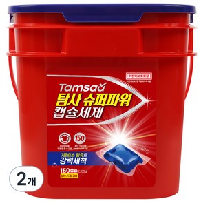 탐사 대용량 슈퍼파워 캡슐세제 효소 7종 함유, 14g