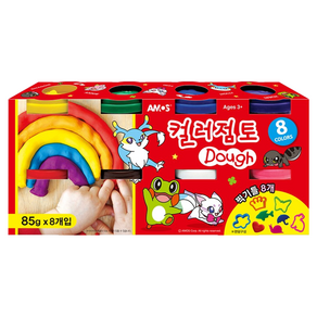 아모스 칼라점토, 혼합색상, 85g, 8개