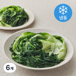 나물투데이 국내산 데친 우거지 (냉동), 6개, 1kg