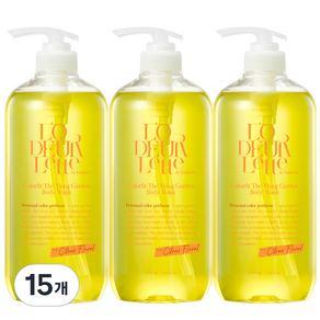 로더렛 인 잉글랜드 컬러핏 더 일랑 가든 바디 워시 시트러스 플로러, 1L, 15개