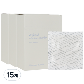 [비건라이프] 라브아 화이트머스크 앤 앰버 향기나는 퍼퓸 제습제 본품 12p, 360g, 15개