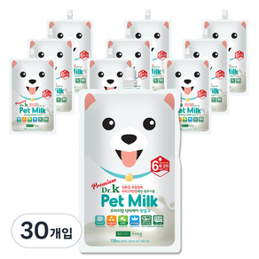 닥터케이 프리미엄 펫밀크, 우유, 150ml, 30개