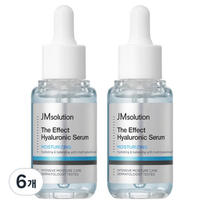 제이엠솔루션 더 이펙트 히알루로닉 수분 세럼, 30ml, 6개
