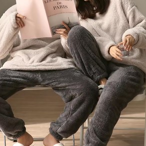 밀라노 폭닥 파자마 바지, 하늘, L, 1개