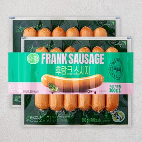 [로켓프레시] 다향 후랑크 소시지, 300g, 2개